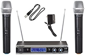 GTD Audio V-28H VHF Wireless Microphone System with 2 Hand held mics