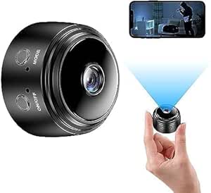 Mini Spy Magnet Camera WiFi Hidden Camera HD1080P Indoor Home Small Spy Cam Security Cameras Nanny Cam Built-in Battery with Motion Detection Night Vision