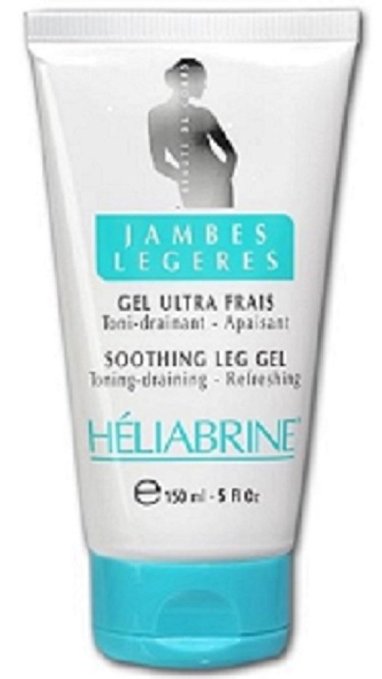 Heliabrine Refreshing Leg Gel 150ml. Top Rated Varicose Veins Treatment With 100% Natural Ingredients It Will Calm Your Tired & Burning Legs. Improves Blood Circulation, Long-Time Standing, Overweight, and Air Travels. Get Rid Of Thread Veins, Spider Veins, Burning Feet, Aching Leg Muscles, Burning Leg Pain, Legs Burning includes GINKGO-BILOBA -which is an potent ingredient helps with blood circulation.