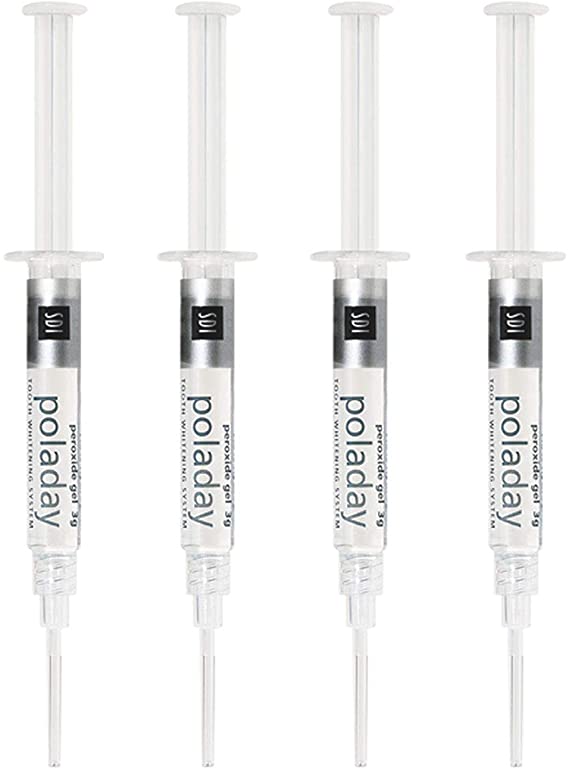 PolaDay Advanced Tooth Whitening System 9.5% Hydrogen Peroxide Gel - Set of 4