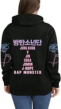 Kpop Hoodie Love Yourself Sweatshirts SUGA Jimin Jungkook V Hooded Sweater