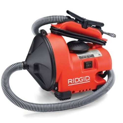 RIDGID 34963 K-30 AUTO-CLEAN Sink Machine with MAXCORE 50 1/4 Inch Inner Core Cable and AUTOFEED Control, Sink Drain Cleaner Machine and Bulb Drain Auger