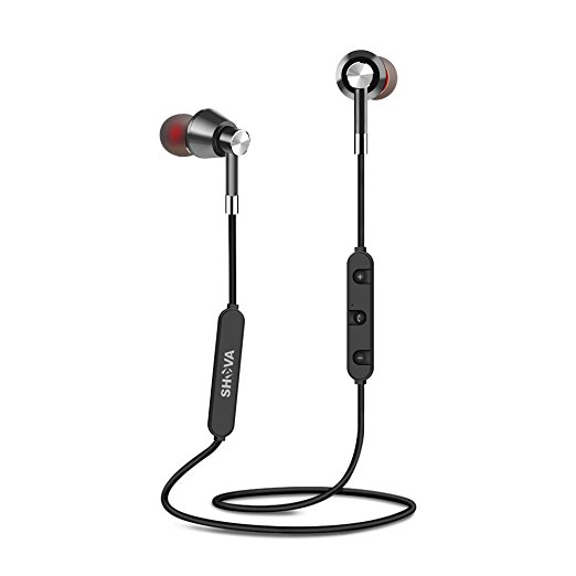 Bluetooth Headphones, SHAVA Wireless V4.1 Earbuds Stereo Earphones, In-Ear Headphones Comfort, More than 10 hours audio playtime