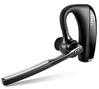 Bluetooth Headset, Arkey burds Wireless Earpiece Earphone With 8-10 Hours Talk Time For driving, Noise Canceling And Hands Free Earbuds With Mic For iPhone Android Cell Phones (Upgraded Version)