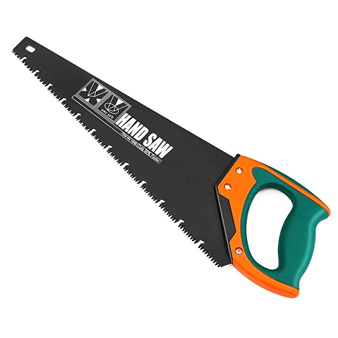 AIRAJ 18" Quick Cutting Hand Saw,Perfect for Sawing, Pruning,Trimming Gardening and Cutting Wood Drywall Plastic Pipes Branches and More Comfortable Ergonomic Non-Slip Handles