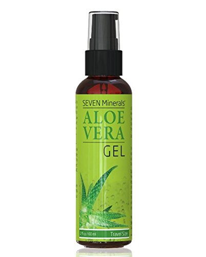 Travel Size Aloe Vera Gel - 99% Organic - NO XANTHAN, so it Absorbs Rapidly with No Sticky Residue - SEE RESULTS OR MONEY-BACK