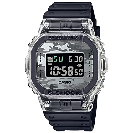 Casio Digital Black Dial Men's Watch-DW-5600SKC-1DR