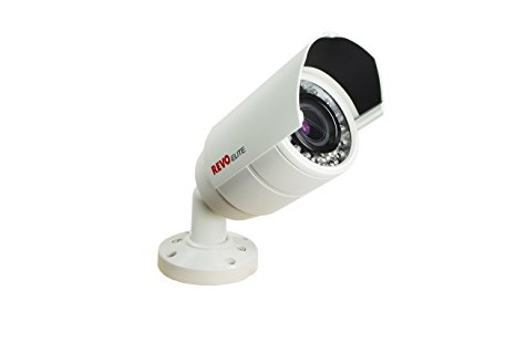 REVO America RECBH2812-3 Elite 700 TVL Indoor/Outdoor Bullet Surveillance Camera (White/Black)