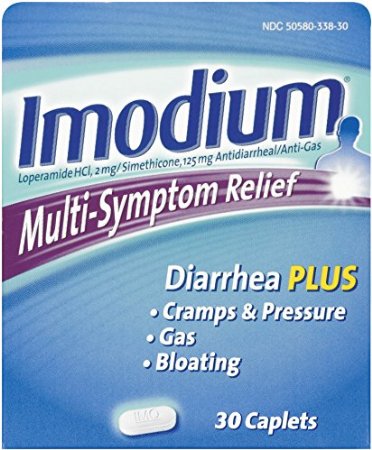 Imodium Multi-Symptom Relief of Diarrhea 30-Count Caplets