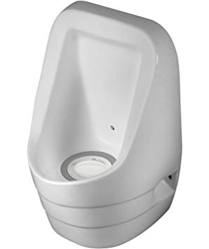 Sloan WES-4000 Waterless Urinal - White, 22-5/8" x 15-3/8" x 14"