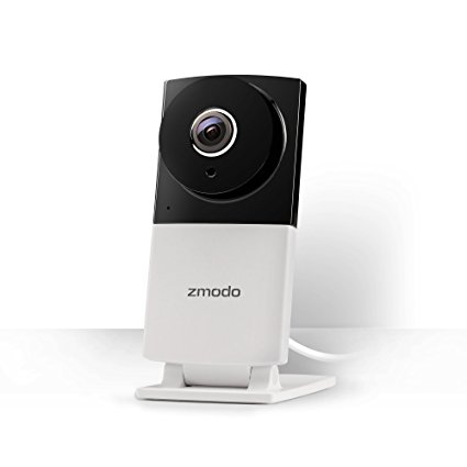 Zmodo Sight 180 C 180° Super Wide Viewing Angle 1080p Full HD Wireless Security IP Camera Night Vision and Two Way Audio - Cloud Service Available