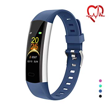 YoYoFit Slim HR Kids Fitness Tracker Watch with Heart Rate Monitor, Kids Activity Tracker Health Exercise Watch with Pedometer Calorie Counter Sleep Monitor, for Women Men Kids