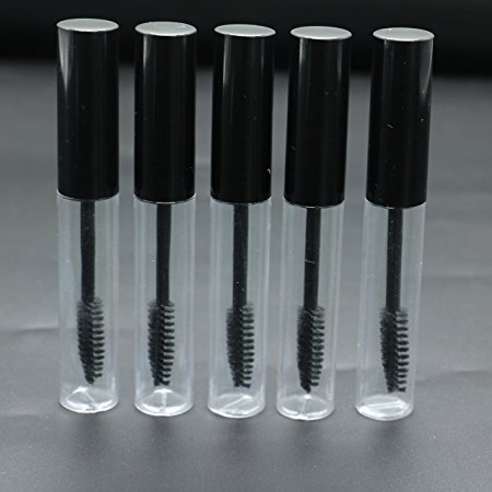 5Pcs 10ml Empty Mascara Tube with Eyelash Wand Eyelash Cream Container Bottle By IDS