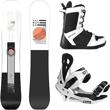 & Salomon Sight Complete Snowboard Package Boots and Bindings