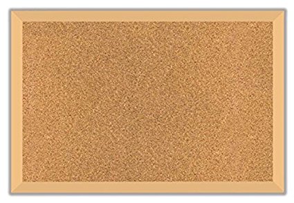 Cork Board 12 X 18 Beautiful Strong Quality WITH Natural Wood Finished Frame, GET YOUR MESSAGE ACROSS THE BOARD !!