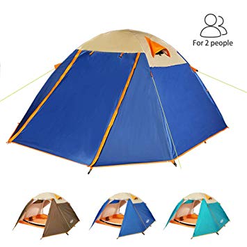 ZOMAKE Lightweight Backpacking Tent 2 Person - 4 Season Waterproof Camping Tent