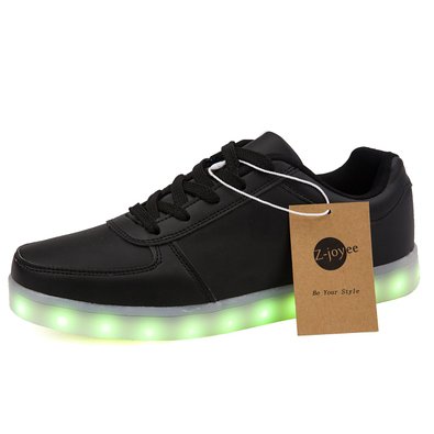 Z-joyee Unisex Women Men USB Charging LED Sport Shoes Flashing Fashion Sneakers Men Size