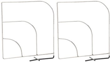 Spectrum Diversified Over-The-Shelf Divider, Large, 1-Pair, Chrome