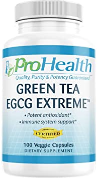 ProHealth Green Tea EGCG Extreme (390mg EGCG, 100 Capsules) (Green Tea Supplement)