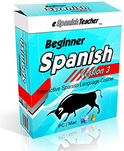 eSpanishTeacher's Beginner Spanish Language Course Software Lessons Version 3.0 with Bonus 101 Spanish Verbs