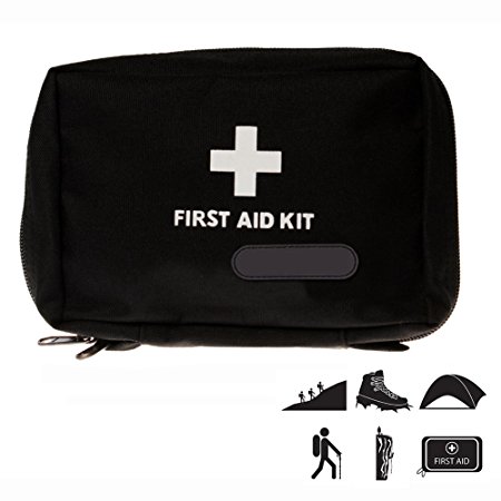 First Aid Bag, HamFire Small First Aid Empty Kit Bag First Responder Storage Bag for Outdoor Travelling Camping Sport Medical Emergency Survival