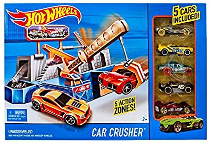 Hot Wheels City Car Crusher w/ 5 Cars Included