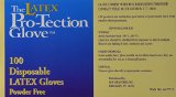 Disposable Latex Gloves Powder Free Size Small 100 Count