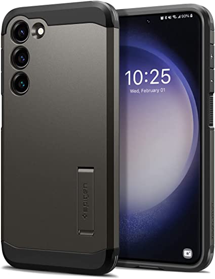 Spigen Tough Armor Designed for Galaxy S23 Plus Case (2023) - Gunmetal