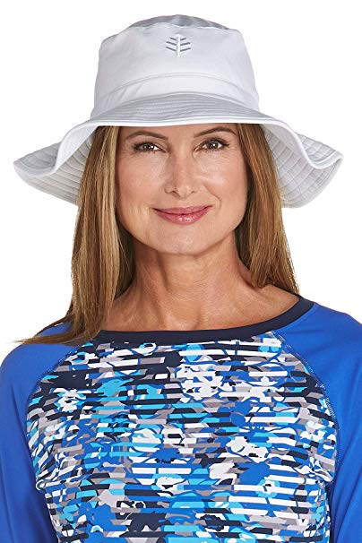 Coolibar UPF 50  Women's Chlorine Resistant Bucket Hat - Sun Protective