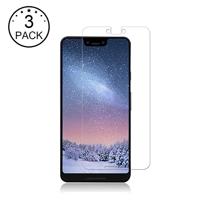 3 Pack Google Pixel 3 XL Screen Protector,BBInfinite[Case Friendly][Anti-Scratch] [HD][Anti-Fingerprint][Anti-Bubble][9H Hardness] Screen Protector Compatible with Google Pixel 3 XL