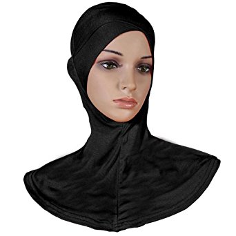 JYS Women Full Cover Inner Muslim Hijab Cap Islamic Head Wear Hat Underscarf