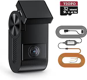 【Bundle: VS1   HK5 Hardwire Cable】 VIOFO VS1 Mini Dash Cam, 1440P/2K HDR Dashcam, STARVIS 2 Sensor, Free 32GB SD Card, 5GHz Wi-Fi Voice Control Car Dash Camera with GPS, Night Vision 2.0