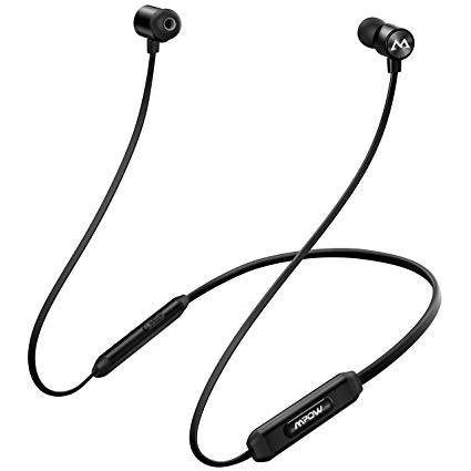 Mpow Bluetooth Headphones IPX7 Waterproof & 9-Hour Battery, Bluetooth Headphones Neckband w/CVC6.0 Noise Cancelling & MEMS Mic, Lightweight Sport Earbuds Magnetic