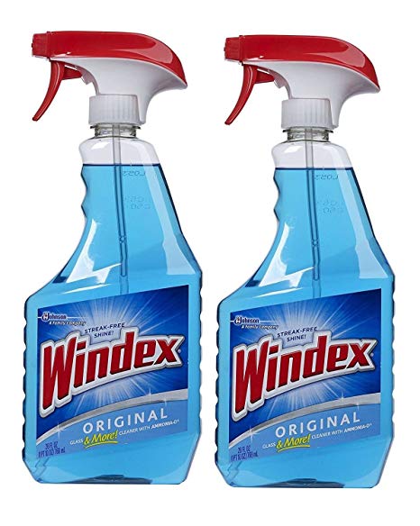 Windex Original Glass Cleaner, 26 Ounce (Pack of 2)