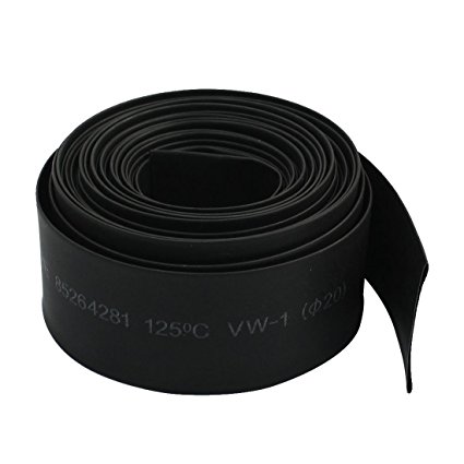 Heat Shrink Tubing - TOOGOO(R) 5m Polyolefin Heat Shrinkable Tube Sleeving 2:1 Shrink Ratio dia 20mm