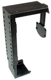 CPU Holder for under desk mount adjustable to fit almost any CPU Computer Tower