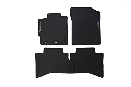 Genuine Toyota Accessories PT206-52125-20 Front and Rear All-Weather Floor Mat (Black), Set of 4