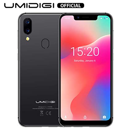 UMIDIGI A3 Pro Mobile Phone Unlocked Dual 4G VoLTE Smart Phone Android 9 Pie Triple Slots 5.7" Incell 19:9 Full-screen Display 16GB 3GB Face Unlock 12MP   5MP Dual Camera [Grey]