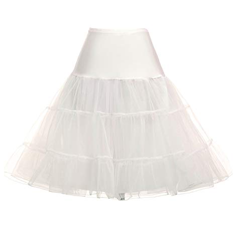 GRACE KARIN Women's 50s Vintage Petticoat Crinoline Tutu Underskirts Plus Size S-3X