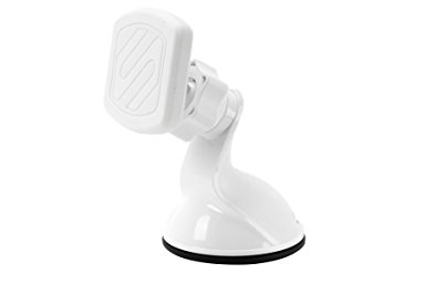 SCOSCHE MAGWSM2WT Magic Mount Dash/Window Compact Magnetic Mount for Mobile Devices (White)