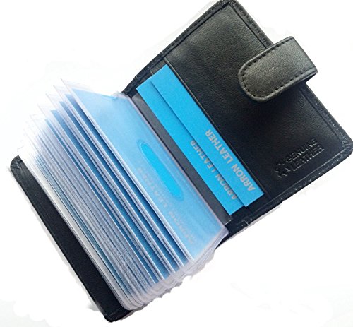 LEATHER WALLET CREDIT CARD HOLDER CASE BY ARRON LEATHER