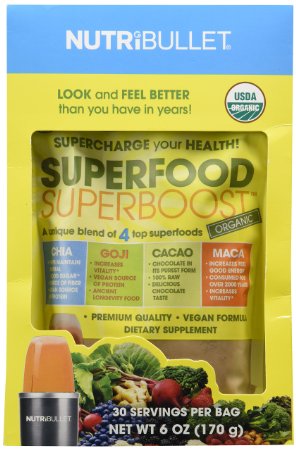 NutriBullet SuperFood SuperBoost 6 oz 30 servings