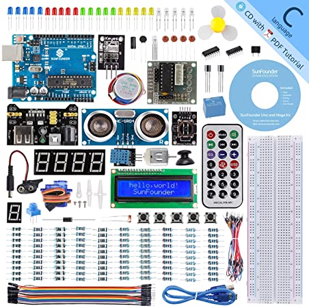 SunFounder R3 Project Complete Starter kit Compatible with Arduino IDE,25 Tutorials Included