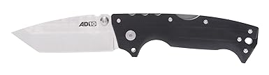 Cold Steel AD-10 Tanto Point / 8 3/4" Overall / 3.5" Blade / 3.8MM Thick / S35VN Steel, Black