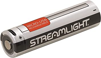 Streamlight 22104 SL-B26 USB Rechargeable Lithium Ion Battery 3.7V 2600mAh for Streamlight X Series Dual Fuel Flashlights, 2-Pack