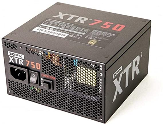 XFX ProSeries (Black Edition) 750W Fully Modular 80  Gold Power Supply - P1-750B-BEFX