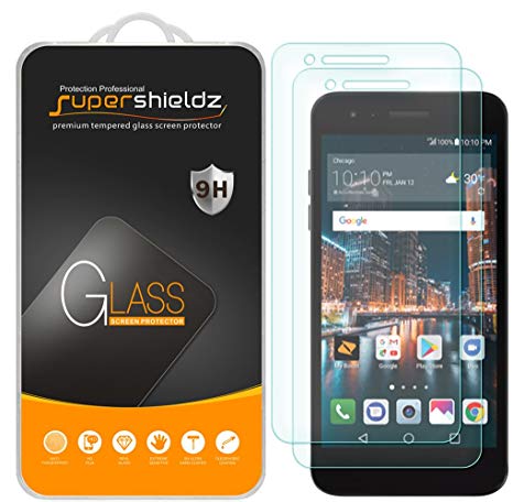 [2-Pack] Supershieldz for LG "Tribute Dynasty" Tempered Glass Screen Protector, Anti-Scratch, Bubble Free, Lifetime Replacement Warranty