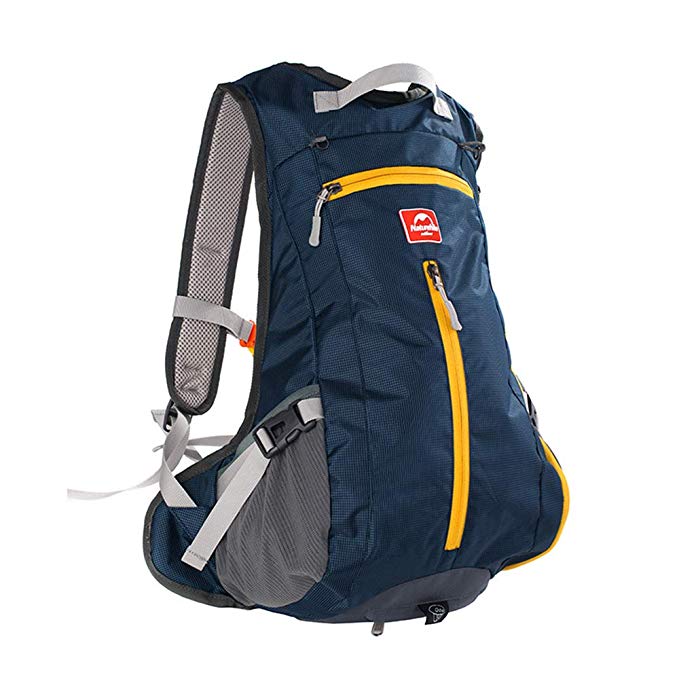 Tofern Bike Backpack 15L Waterproof Nylon Outdoor Sports Backpack Shoulder Belt Bag with Helmet-Mounted System