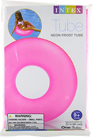 Intex Neon Frosted Inflatable Tubes (Colors May Vary)