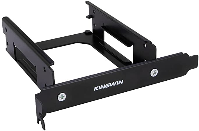 Kingwin SSD Mounting Bracket for PCI, 2 x 2.5 Inch SSD to PCI Internal Hard Drive Mounting Kit. Convert Any 2 x 2.5” SSD Into One PCI Slot, Mounting Screws Included, Quick & Easy Installation